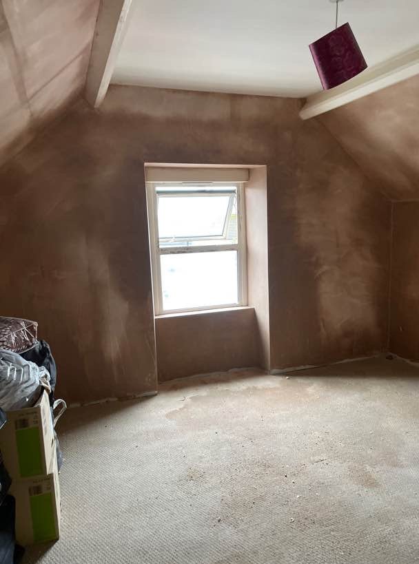 Room in roof insulation case study, converted loft room after insulation and finishing work